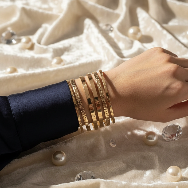 Zenith Bangle Stack (Adjustable)