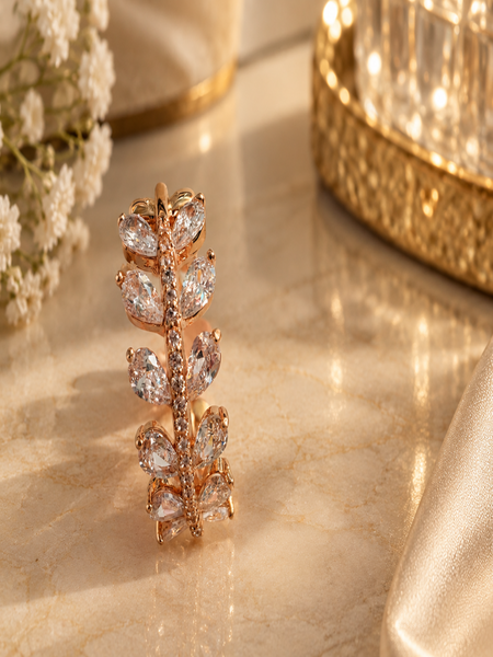 Cassia 14 k Gold Plated Ring