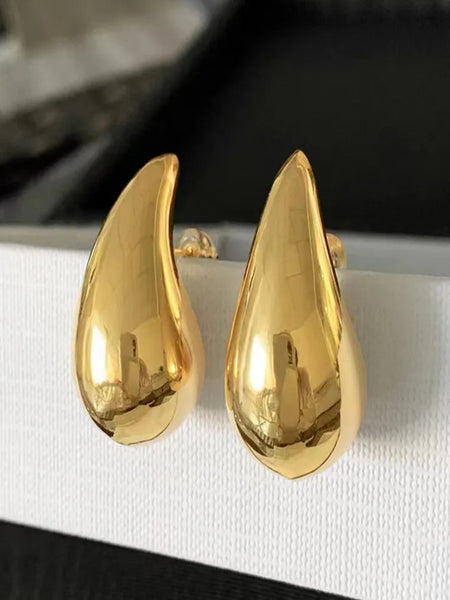 Solaris Drop Gold Plated Earrings