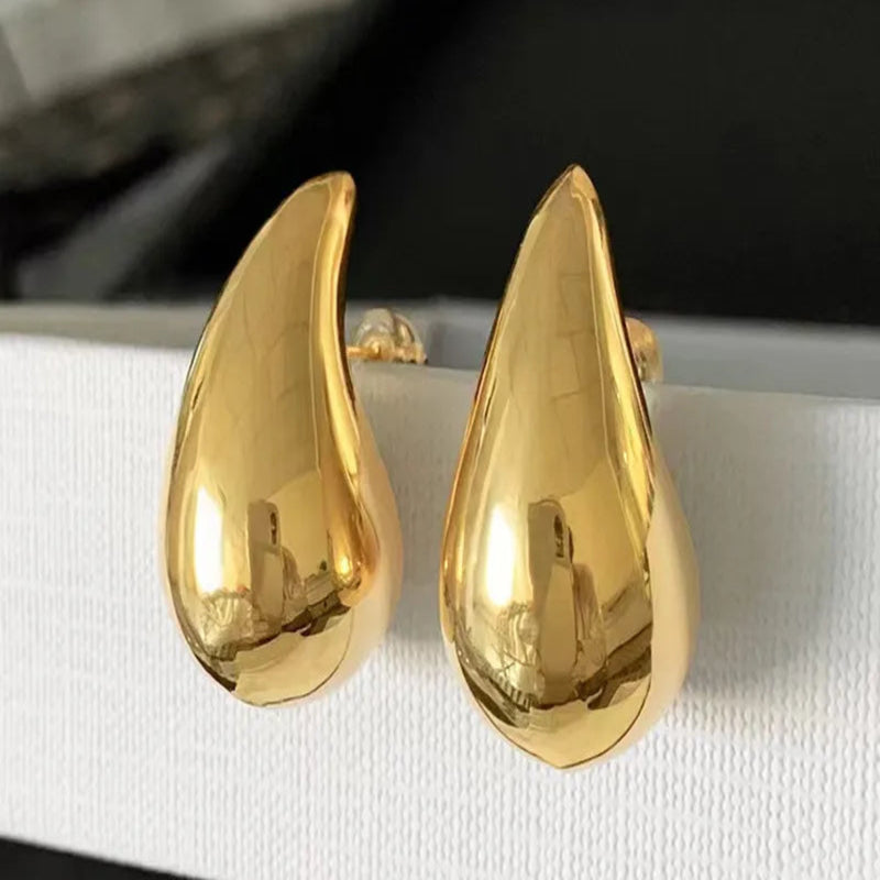 Solaris Drop Gold Plated Earrings