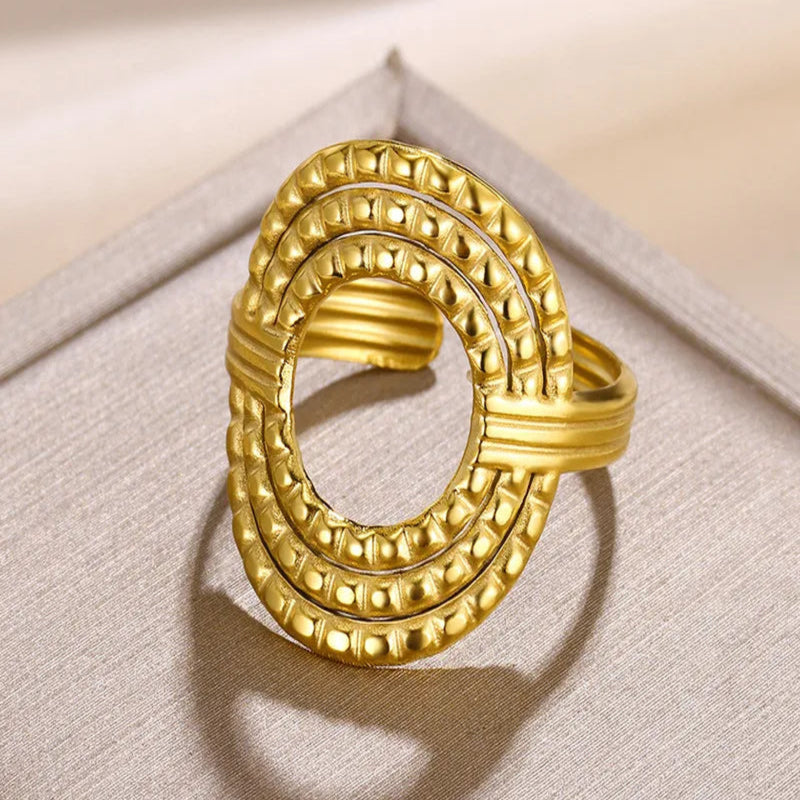 GoldNova 18k Gold plated Ring