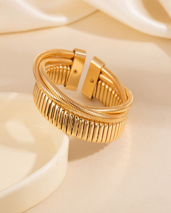 Athena Gold Plated Bangle
