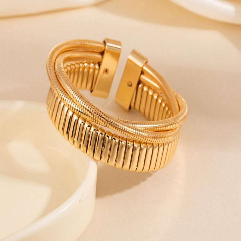 Athena Gold Plated Bangle