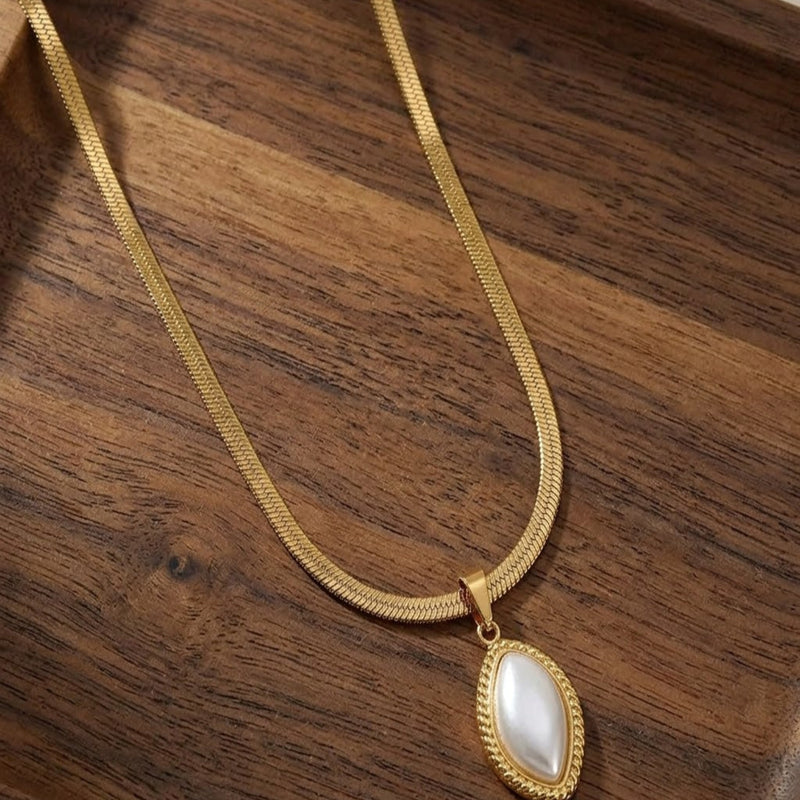 Moon Beam Gold Plated Chain