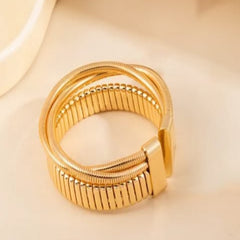Athena Gold Plated Bangle