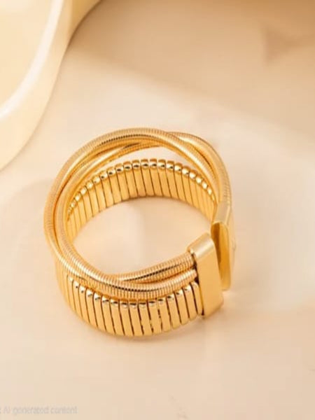 Athena Gold Plated Bangle
