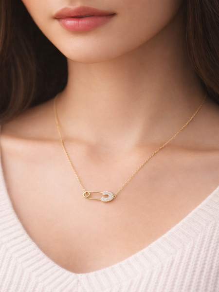 Astra Pindrop 18K Real Gold Plated Chain
