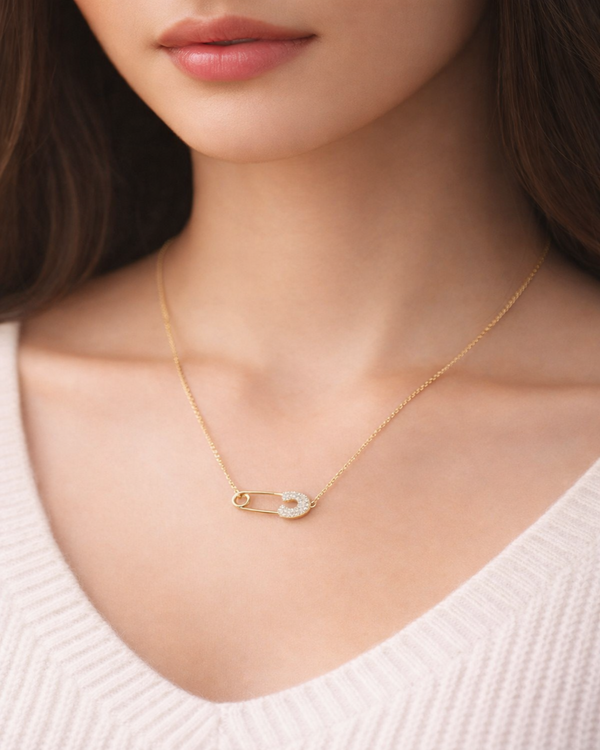 Astra Pindrop 18K Real Gold Plated Chain