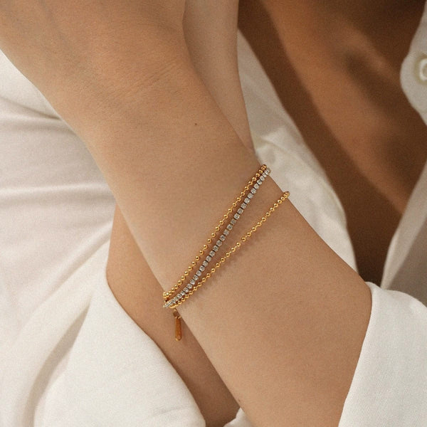 Eternal Starline 14k Gold Plated Bracelet