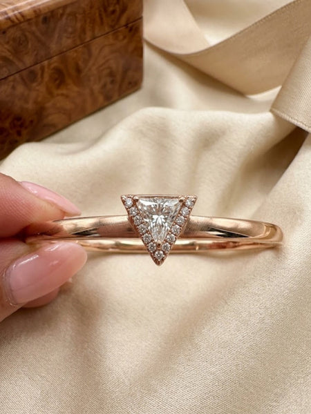 Celestia 14 k Gold Plated Bangle(one size)