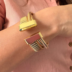 Athena Gold Plated Bangle