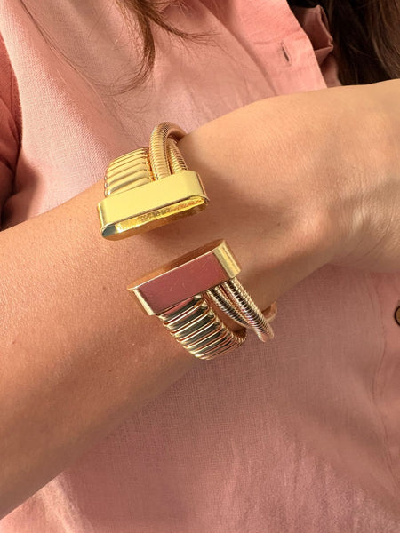 Athena Gold Plated Bangle