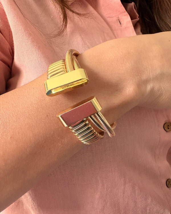 Athena Gold Plated Bangle