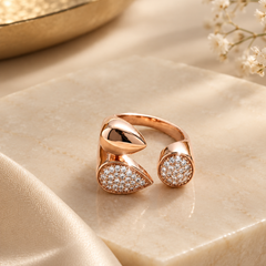 Elysia 14 k Gold Plated Ring(Adjustable )