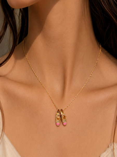 Ballerina Grace Gold Plated Necklace