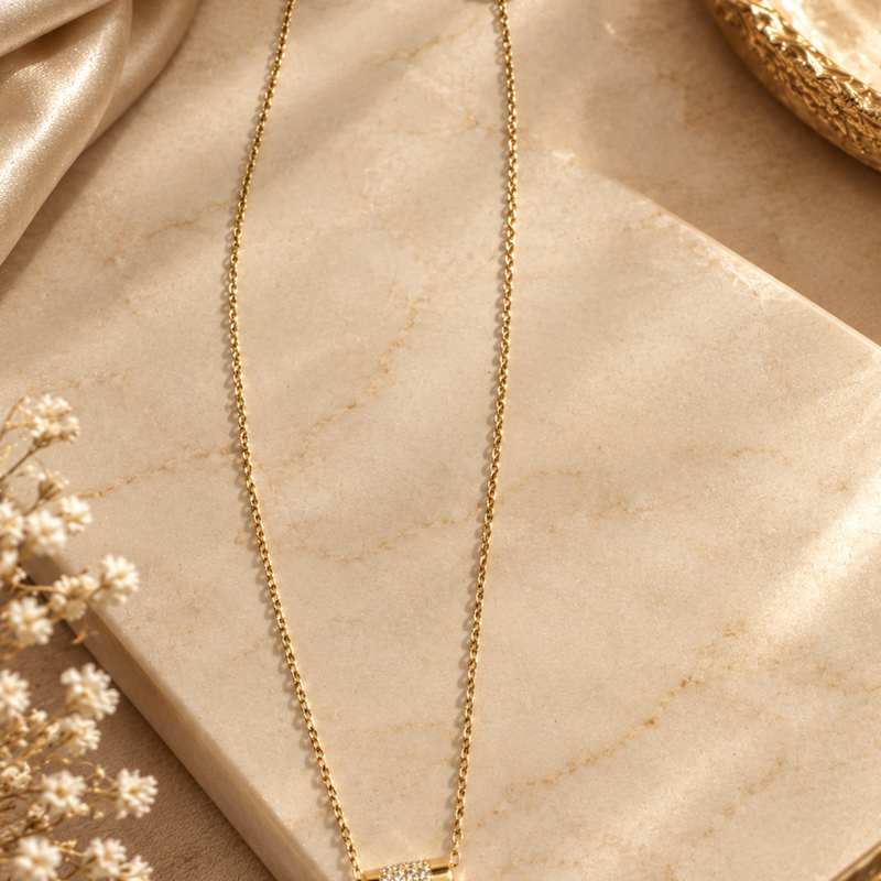 Solis 14 k Gold plated Chain
