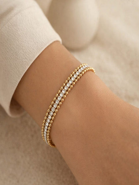 Eternal Starline 14k Gold Plated Bracelet