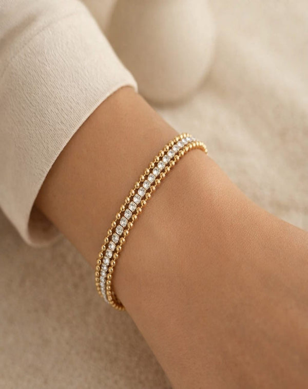 Eternal Starline 14k Gold Plated Bracelet
