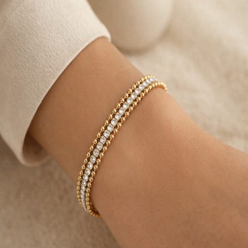 Eternal Starline 14k Gold Plated Bracelet