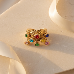 Astra Prism 18K Gold Plated Ring