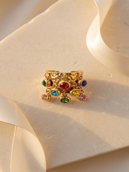 Astra Prism 18K Gold Plated Ring