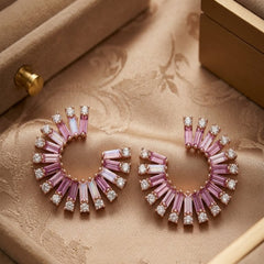 Lunara 14 k Gold Plated Earrings