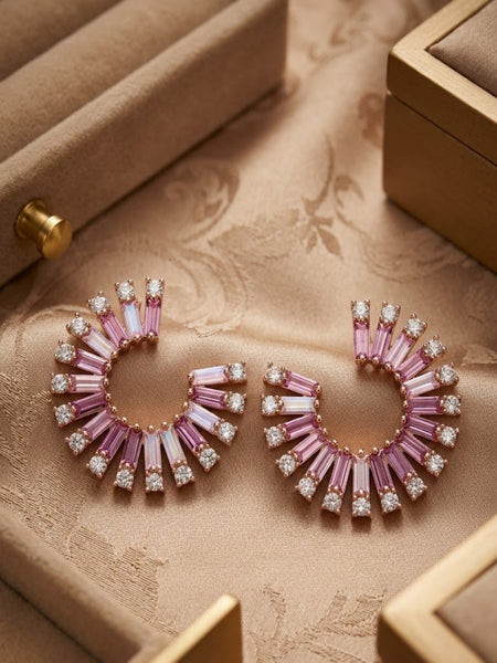 Lunara 14 k Gold Plated Earrings