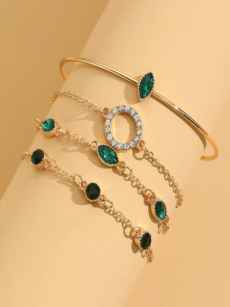 Jade Bracelet Stack