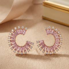 Lunara 14 k Gold Plated Earrings