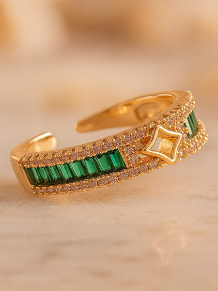 Gleam Emerald Ring