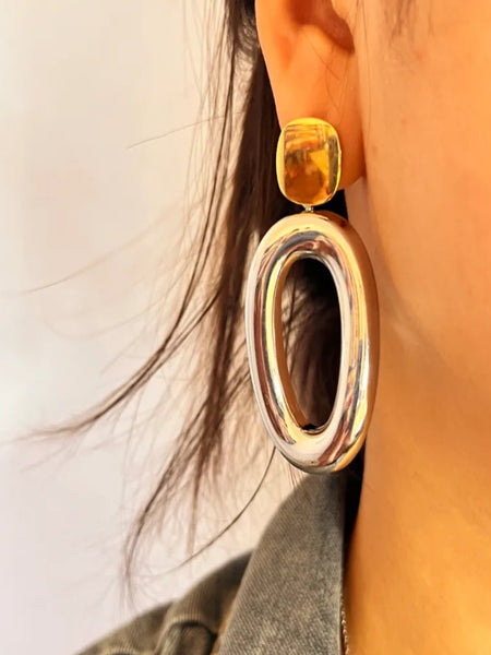 Orbit 18K Gold Plated Hoops