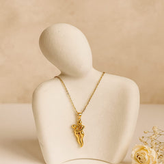 Cupid-The Golden Embrace Necklace