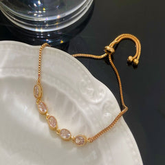 Aura 14k Real Gold Plated Bracelet