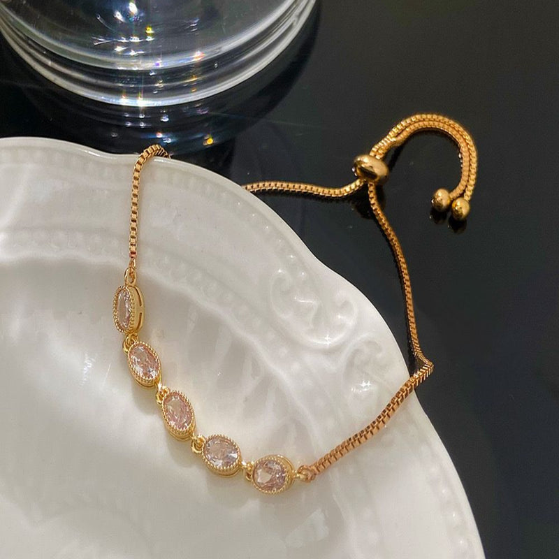 Aura 14k Real Gold Plated Bracelet
