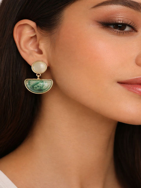 Luna Horizon Sterling Silver Earring