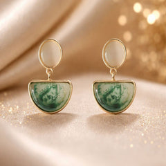Luna Horizon Sterling Silver Earring