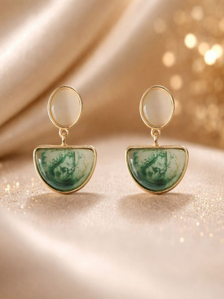 Luna Horizon Sterling Silver Earring