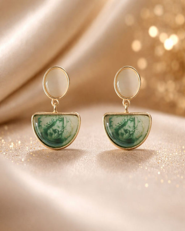 Luna Horizon Sterling Silver Earring