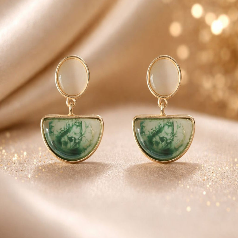 Luna Horizon Sterling Silver Earring