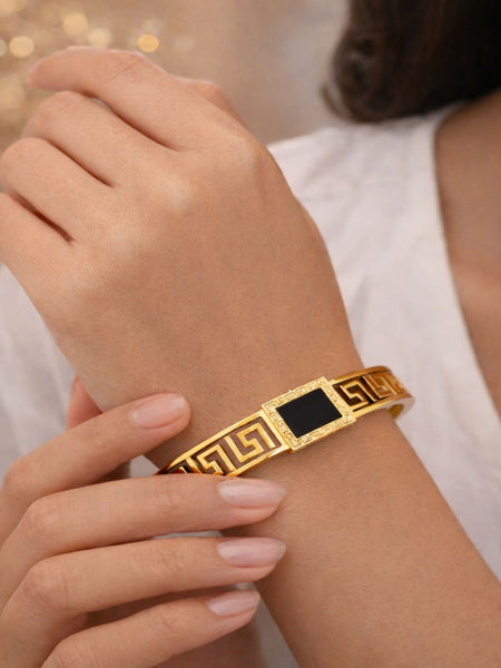 Zenith Gold Plated Bangle
