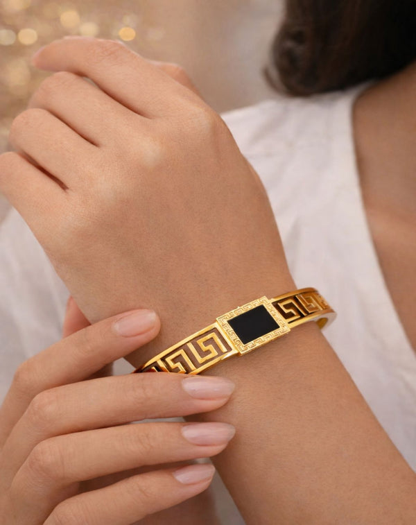 Zenith Gold Plated Bangle