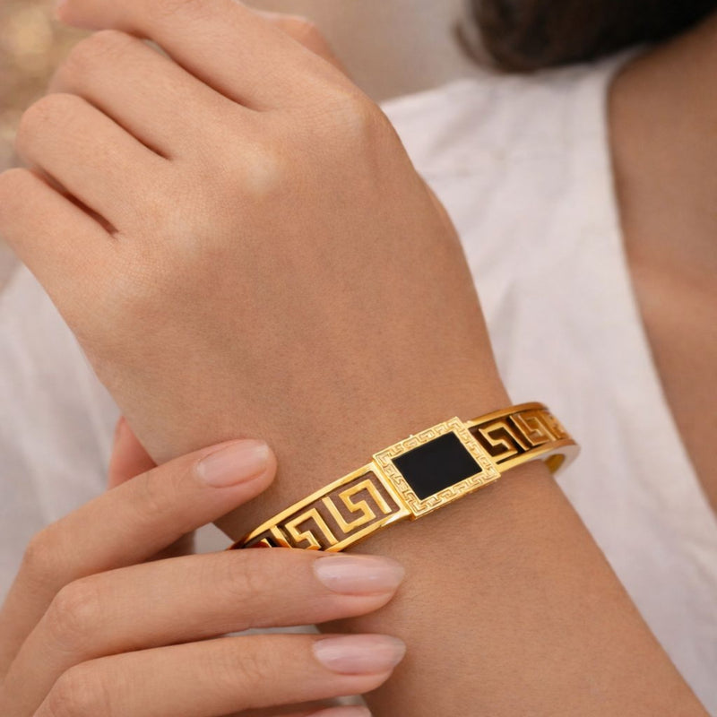 Zenith Gold Plated Bangle