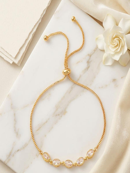 Aura 14k Real Gold Plated Bracelet