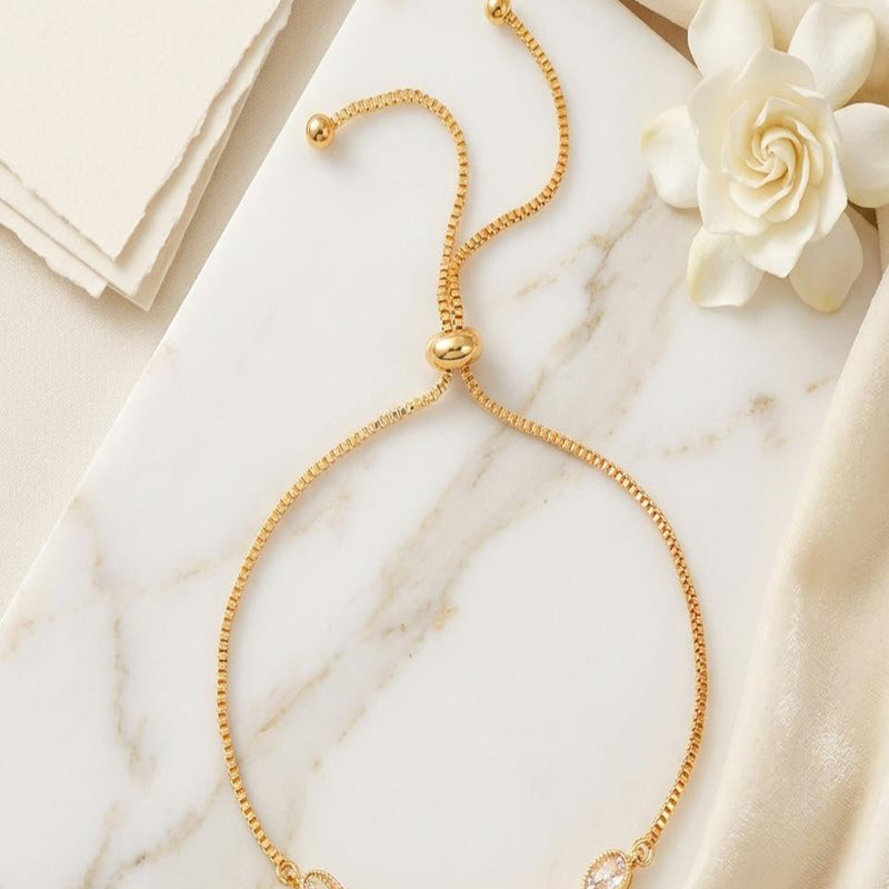 Aura 14k Real Gold Plated Bracelet