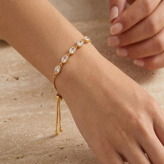 Aura 14k Real Gold Plated Bracelet