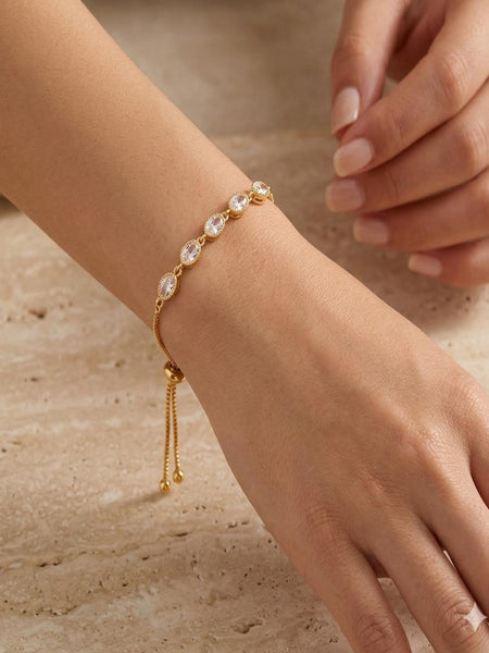 Aura 14k Real Gold Plated Bracelet