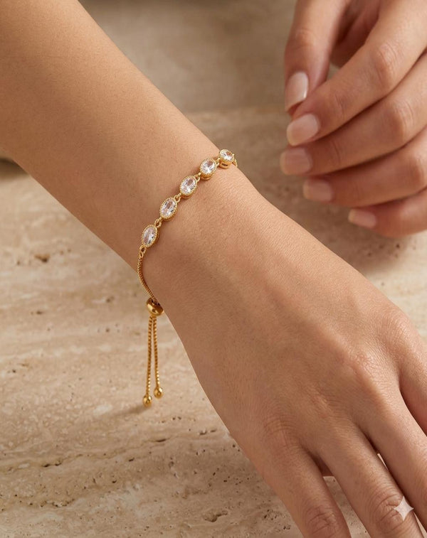 Aura 14k Real Gold Plated Bracelet