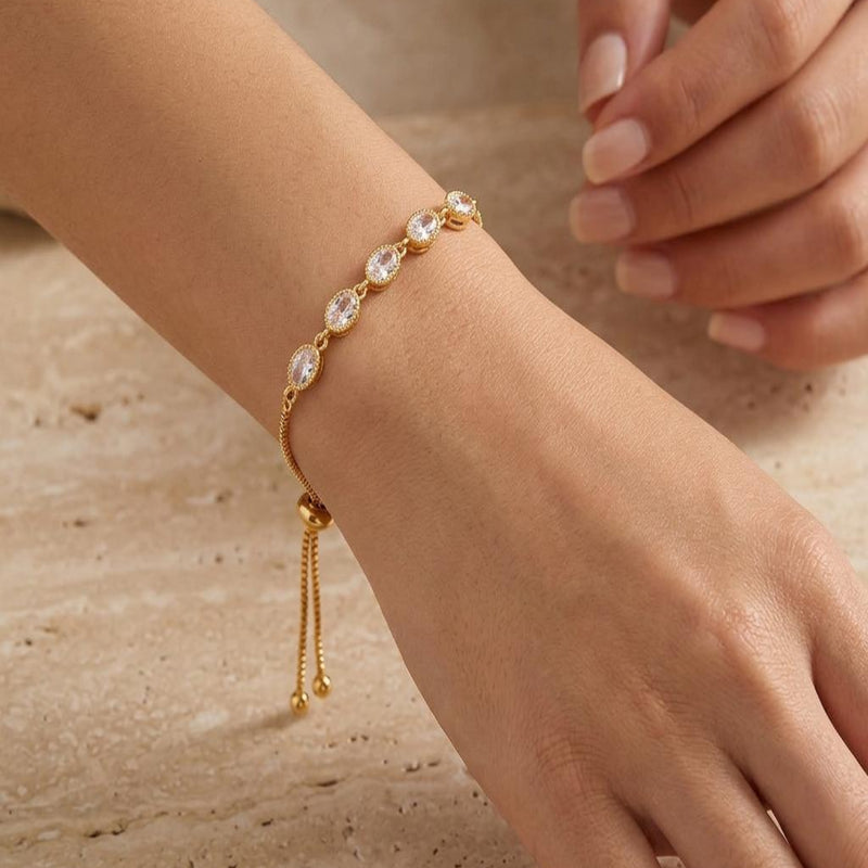 Aura 14k Real Gold Plated Bracelet