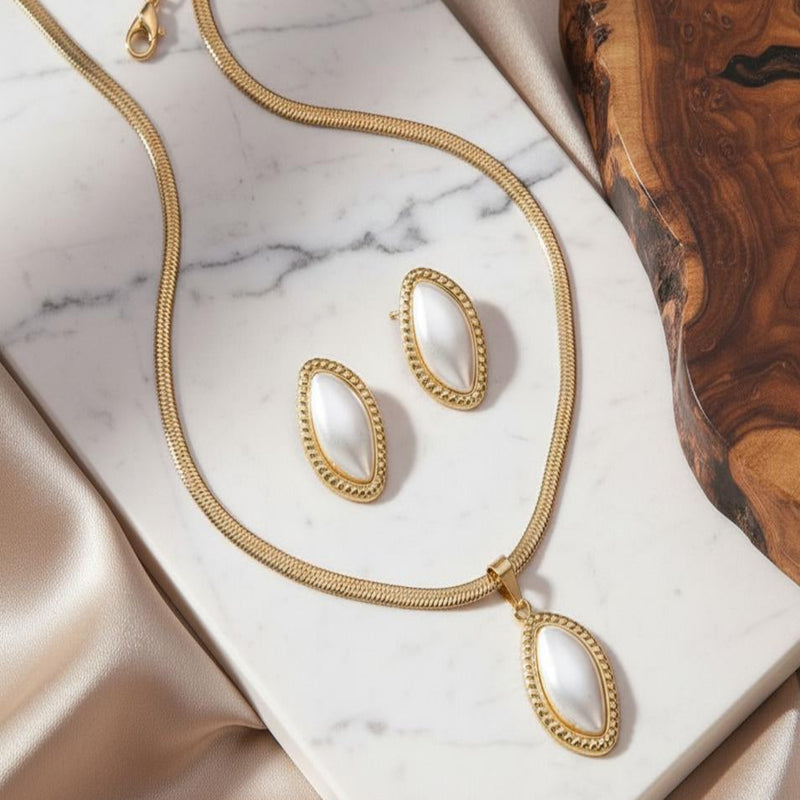 Moon Beam Gold Plated Set