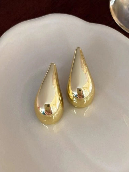 Solaris Drop Gold Plated Earrings